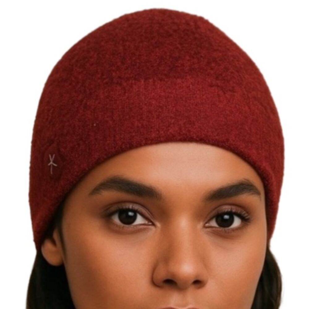 Barefoot Dreams Cozy ChicLite Confetti Beanie - Crimson/Rosewood